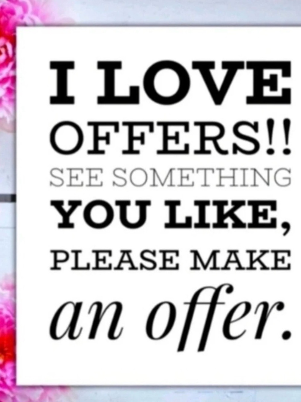 I Love offers.